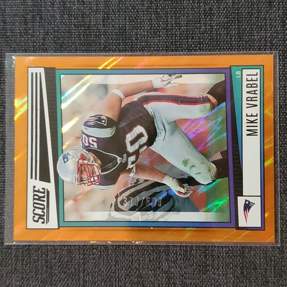 Panini Score Mike Vrabel #289 Base Lava 379/599 / New England Patriots - Picture 1 of 3